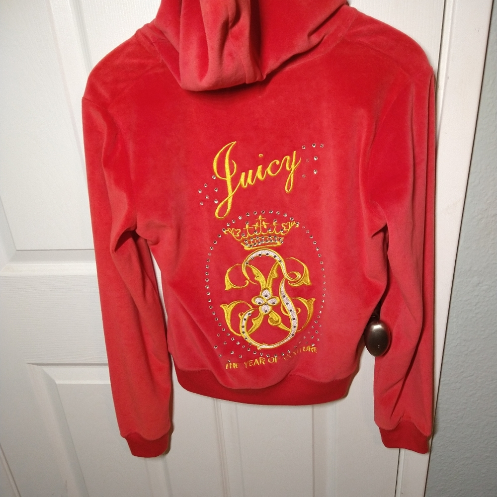 Juicy Couture velour zip up